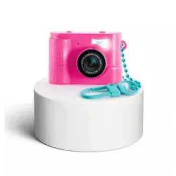Digitālā kamera Canal Toys Photo Creator CLK061 — rozā, LCD 0.96 collas, MicroSD atbalsts, USB