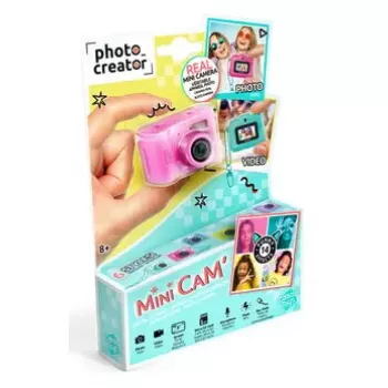 Digitālā kamera Canal Toys Photo Creator CLK061 — rozā, LCD 0.96 collas, MicroSD atbalsts, USB