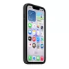 Silicone Maciņš ar MagSafe Apple iPhone 17e — Melns, Silikons un Mikrošķiedra, 6.1 collas
