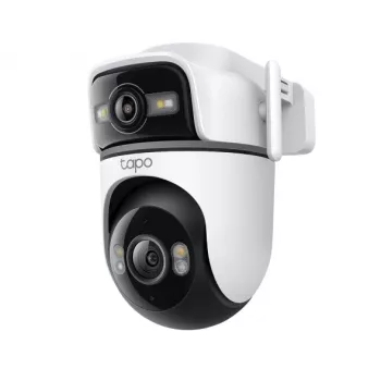 Drošības kamera kupola TP-Link Tapo TC47 — 2304×1296, 6 mm objektīvs, 360° horizontāli, iekštelpām/ārtelpām, griestu montāža, vadu un Wi‑Fi