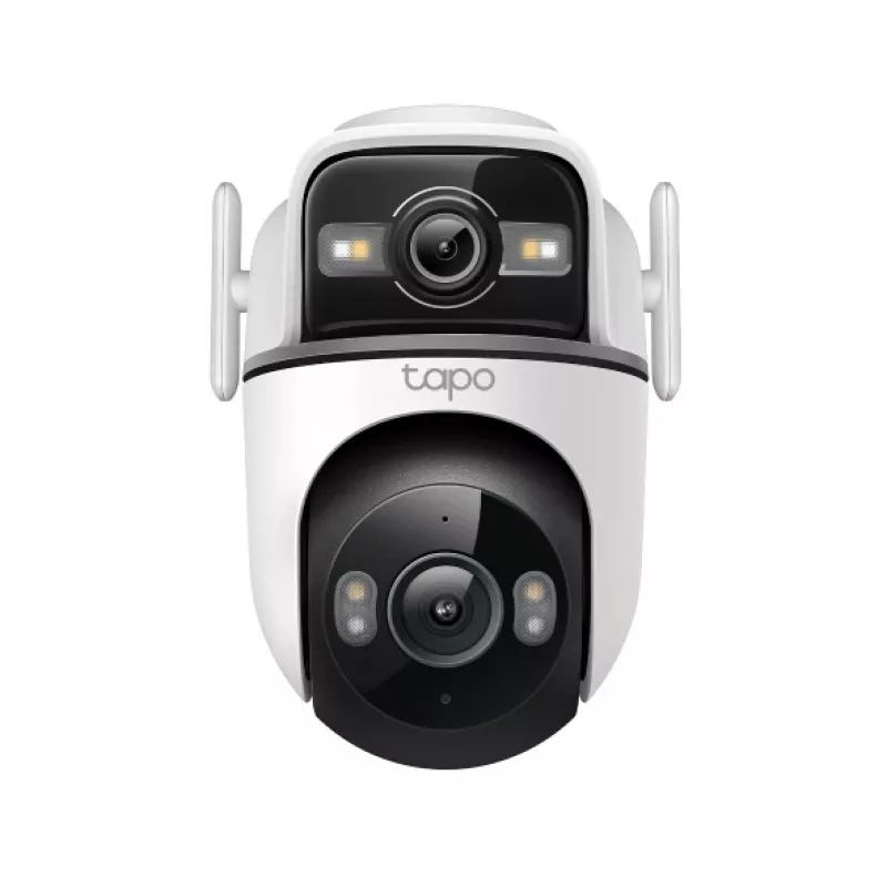 Drošības kamera kupola TP-Link Tapo TC47 — 2304×1296, 6 mm objektīvs, 360° horizontāli, iekštelpām/ārtelpām, griestu montāža, vadu un Wi‑Fi