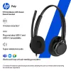 Vadu stereo austiņas HP Poly Mission 425 Classic USB, pāri ausīm, 126 g