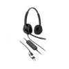 Vadu stereo austiņas HP Poly Mission 425 Classic USB, pāri ausīm, 126 g