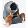 Pašattīroša kaķu tualete Catlink Pro-X Luxury — 65 L ietilpība, Pelēka, 580×600 mm