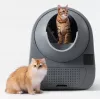 Pašattīroša kaķu tualete Catlink Pro-X Luxury — 65 L ietilpība, Pelēka, 580×600 mm