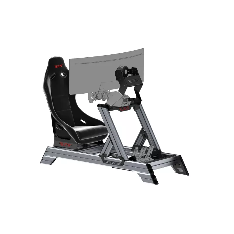 Res-Tech SMART COCKPIT + GT SĒDEKLIS (KOMPLEKTS), sacīkšu kokpits, Melns, Pelēks, ABS, Alumīnijs, 52 kg, Itālija