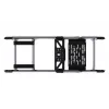Res-Tech SMART COCKPIT sacīkšu kokpits, melns/pelēks, alumīnija profils, 42 kg, Itālija