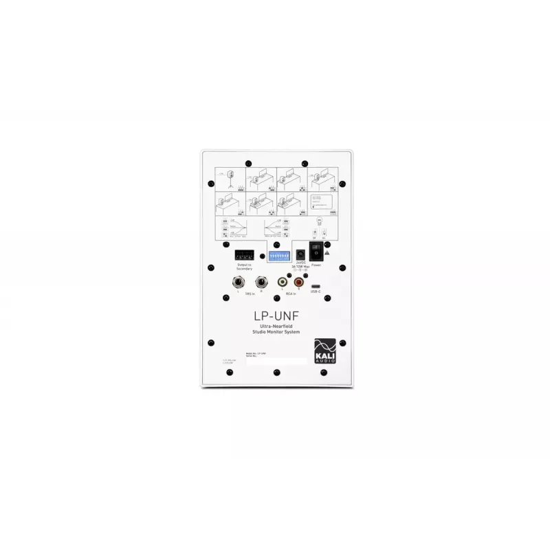 Kali Audio LP-UNF WH tuvā lauka monitoru statīvi studijas/galda monitoriem, balti, ar Bluetooth