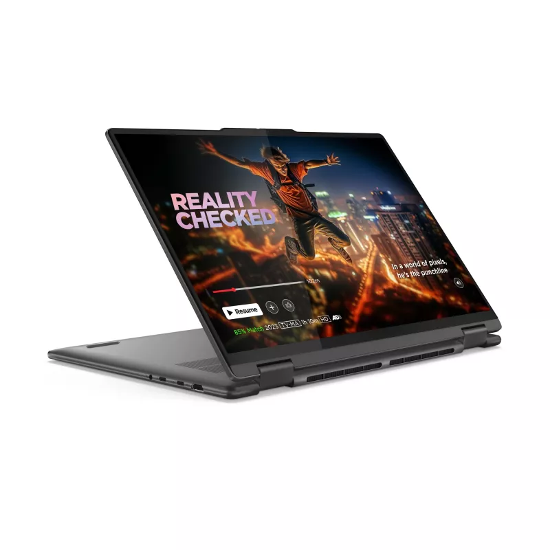 Lenovo Yoga 7 2-in-1 16IML9 Intel Core Ultra 7 155H hibrīdklēpjdators 40,6 cm (16 collu) skārienekrāns WUXGA 16 GB LPDDR5x-SDRAM 1 TB SSD Wi-Fi 6E (802.11ax) Windows 11 Home US English Pelēks