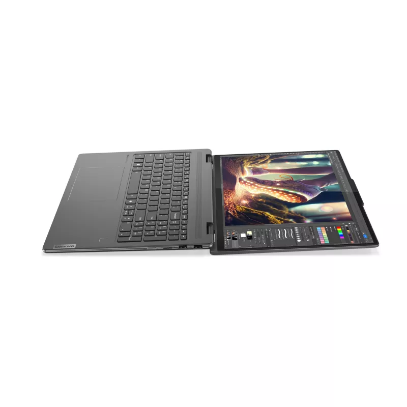 Lenovo Yoga 7 2-in-1 16IML9 Intel Core Ultra 7 155H hibrīdklēpjdators 40,6 cm (16 collu) skārienekrāns WUXGA 16 GB LPDDR5x-SDRAM 1 TB SSD Wi-Fi 6E (802.11ax) Windows 11 Home US English Pelēks