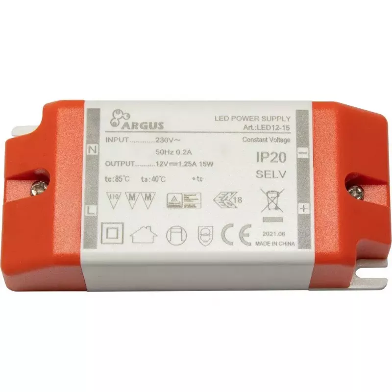 LED Barošanas Avots Inter-Tech LED12-15 15W IP20 100000h