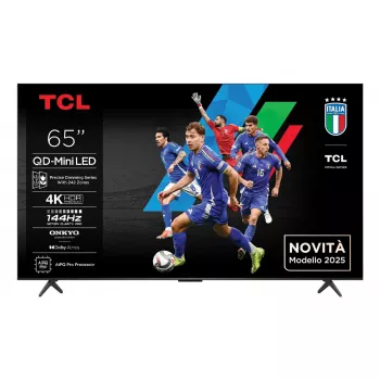 TCL C6K 65C6K televizors 165,1 cm (65 colli) 4K Ultra HD Smart TV Wi-Fi Metālisks