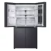 LG InstaView GMG960EVJE ledusskapis Side-by-Side 638 L Melns