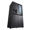 LG InstaView GMG960EVJE ledusskapis Side-by-Side 638 L Melns