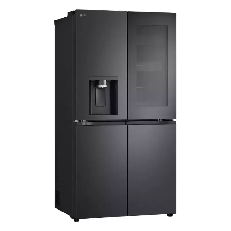 LG InstaView GMG960EVJE ledusskapis Side-by-Side 638 L Melns