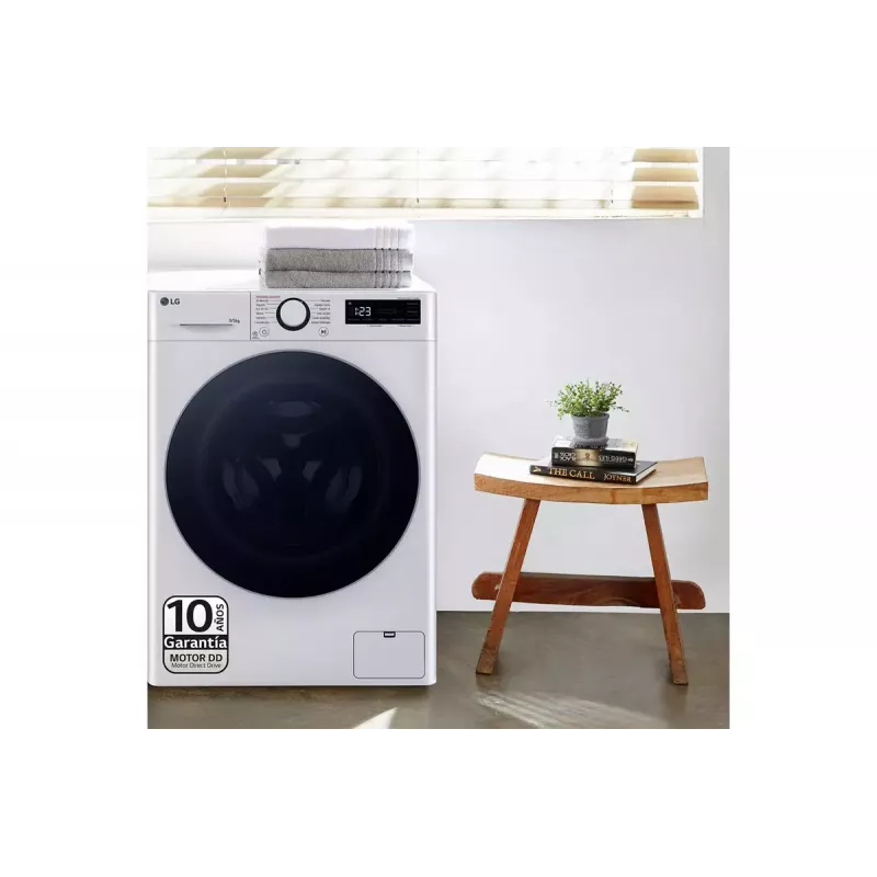Veļas mazgājamā mašīna ar žāvētāju LG F2DR5S09A1W 5 kg