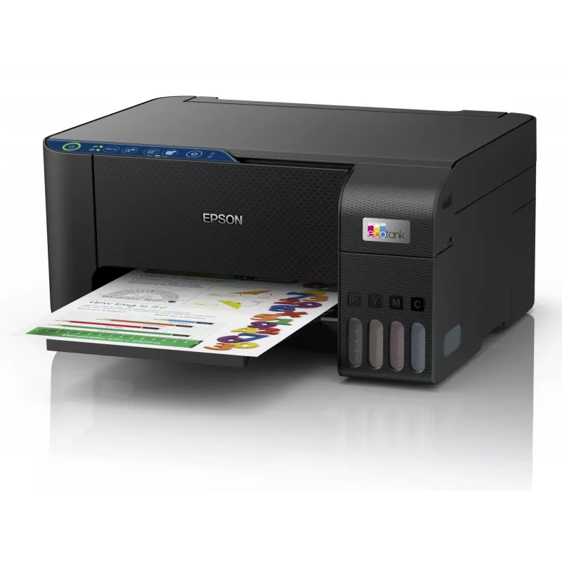 Daudzfunkciju tintes printeris Epson EcoTank ET-2861 — A4, 5760×1440 DPI, 33 lpp/min, Wi‑Fi, melns