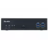 Shuttle XPC slim Barebone DL40N, Intel N150, 1x DDR5, 2x LAN (2x 2.5Gbit), 2x COM, 1x HDMI, 1x DP, 1x VGA, bez ventilatora, 24/7 darbībai