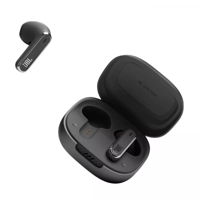 JBL LIVE FLEX Bezvadu Austiņas TWS Iekšauss Zvaniem/Mūzikai Bluetooth Melnas