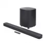 Skaņas josla JBL Bar 500MK2 Melna — 5.1 kanāli, 750 W, Dolby Atmos, bezvadu & vadu, zemfrekvenču skaļrunis iekļauts