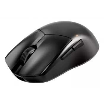 be quiet Dark Perk | Ergo – bezvadu ergonomiska spēļu pele, RF Wireless + USB Type-C, optiska 32000 DPI
