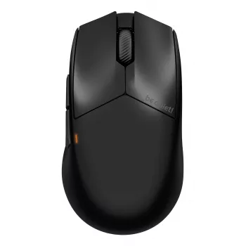 be quiet Dark Perk | Ergo – bezvadu ergonomiska spēļu pele, RF Wireless + USB Type-C, optiska 32000 DPI