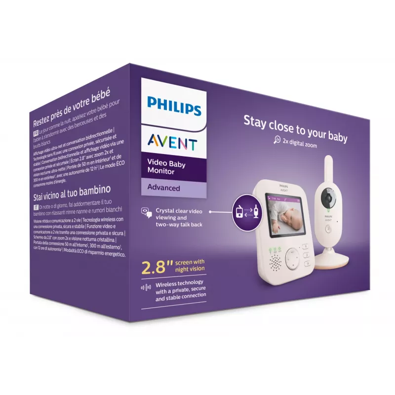 Philips AVENT SCD881/26 Advanced video bērnu monitors