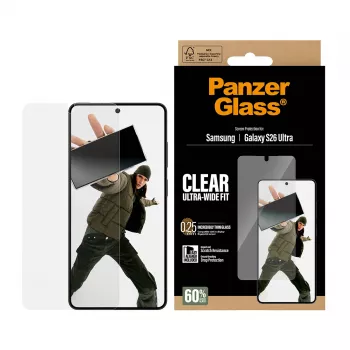 PanzerGlass® Ekrāna aizsargs Samsung Galaxy S26 Ultra | Ultra-Wide Fit ar EasyAligner