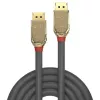 Lindy 2m DisplayPort 1.4 kabelis, Gold Line, 2 m, DisplayPort, DisplayPort, Tēviņš, Tēviņš, 3840 x 2160 pikseļi