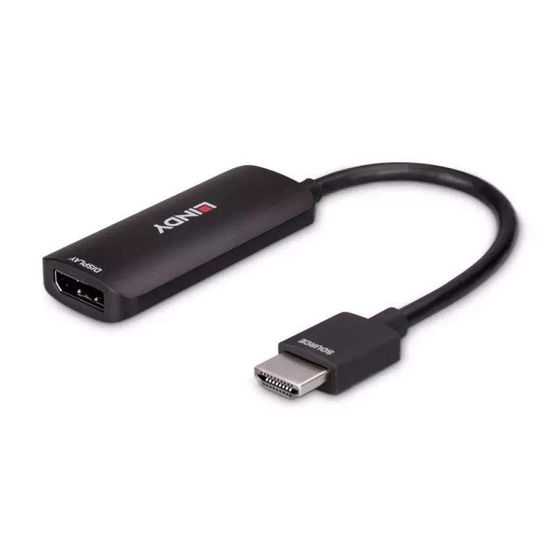 Lindy HDMI 8K60 uz DisplayPort 1.4 Pārveidotājs, 0.157 m