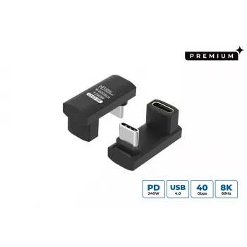 MicroConnect Premium USB4 3x2 USB-C kabelis