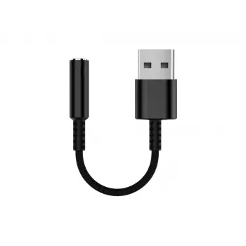 Equip 147945 audio kabelis 0.15 m 3.5mm USB Type-A Melns