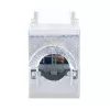 Intellinet Cat6a 10G Ekranēts Bezinstrumentu Slim Keystone Jack, Oranžs
