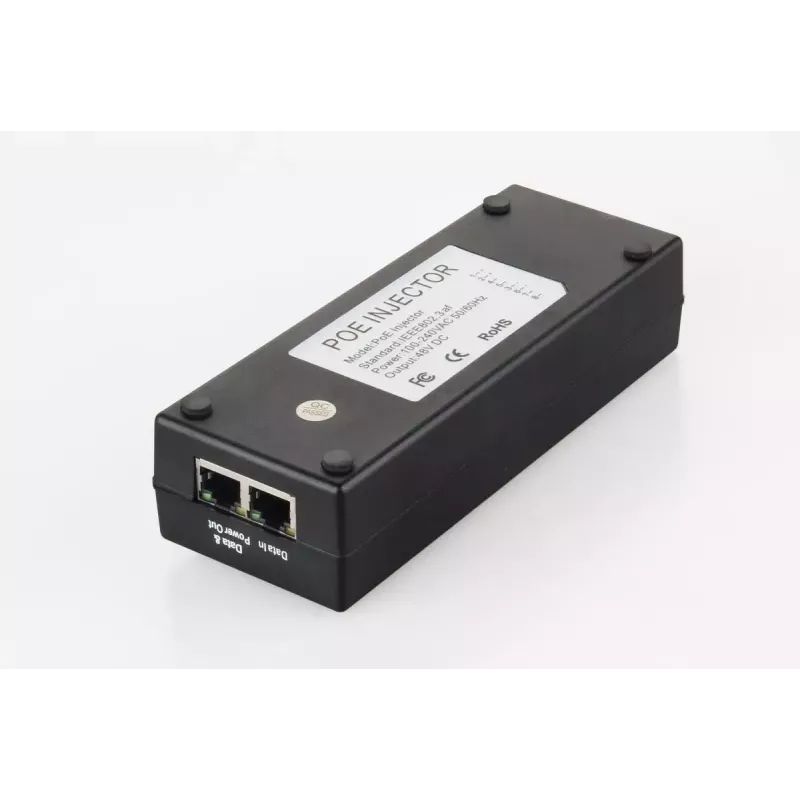 Microconnect POEINJ-15W-UK PoE adapteris 10 Gigabit Ethernet 48 V