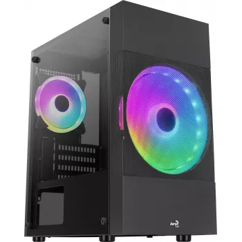 PC korpuss Aerocool Atomic Lite Mini Tower Melns