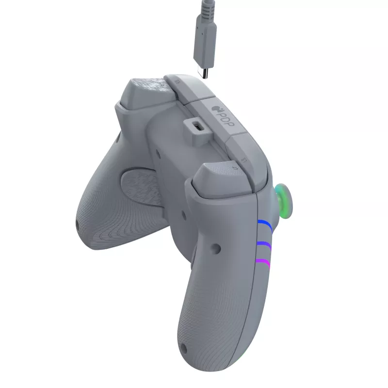 PDP Afterglow Wave Grey vadu spēļu kontrolieris PC, Xbox One, Xbox Series S, Xbox Series X