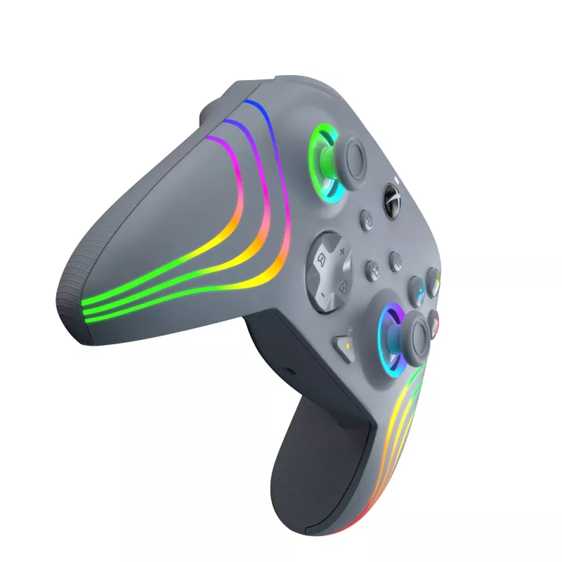 PDP Afterglow Wave Grey vadu spēļu kontrolieris PC, Xbox One, Xbox Series S, Xbox Series X