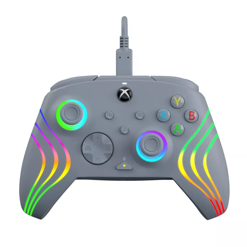 PDP Afterglow Wave Grey vadu spēļu kontrolieris PC, Xbox One, Xbox Series S, Xbox Series X