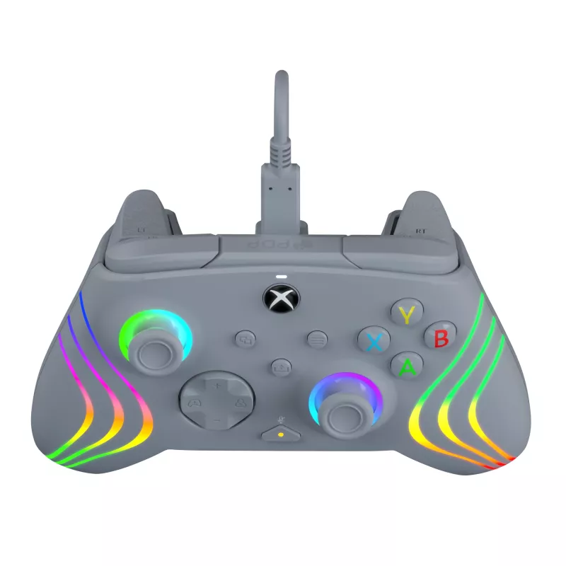 PDP Afterglow Wave Grey vadu spēļu kontrolieris PC, Xbox One, Xbox Series S, Xbox Series X