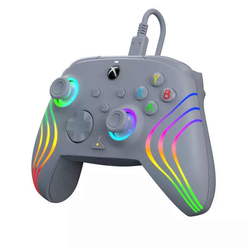 PDP Afterglow Wave Grey vadu spēļu kontrolieris PC, Xbox One, Xbox Series S, Xbox Series X