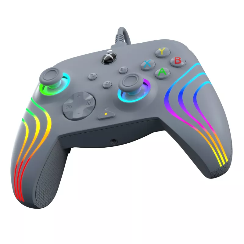PDP Afterglow Wave Grey vadu spēļu kontrolieris PC, Xbox One, Xbox Series S, Xbox Series X