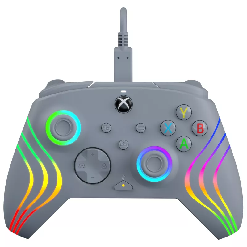 PDP Afterglow Wave Grey vadu spēļu kontrolieris PC, Xbox One, Xbox Series S, Xbox Series X