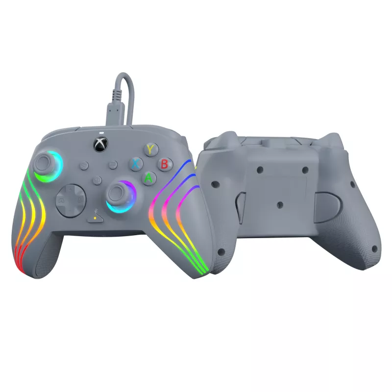 PDP Afterglow Wave Grey vadu spēļu kontrolieris PC, Xbox One, Xbox Series S, Xbox Series X