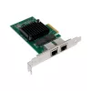MicroConnect MC-PCIE-I350-T2 tīkla karte, iekšēja, PCIe, 2 x RJ-45, Gigabit Ethernet