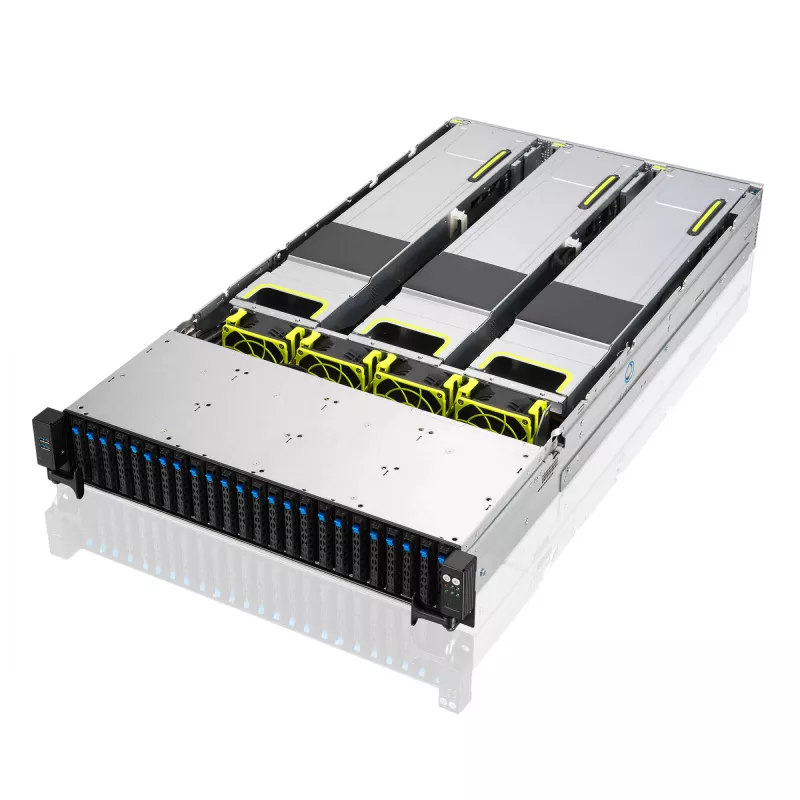 ASUS RS720-E11-RS24U Intel C741 Rack (2U) korpuss melns, sudrabs