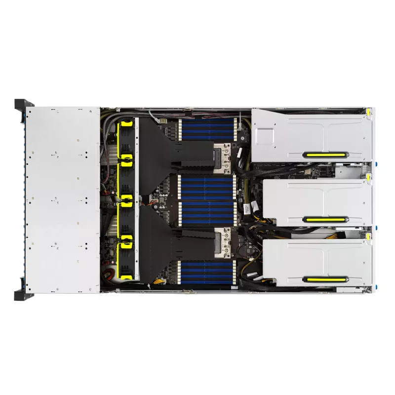ASUS RS720-E11-RS24U Intel C741 Rack (2U) korpuss melns, sudrabs