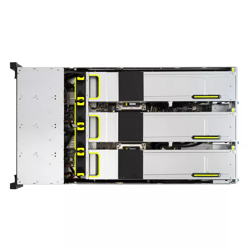 ASUS RS720-E11-RS24U Intel C741 Rack (2U) korpuss melns, sudrabs