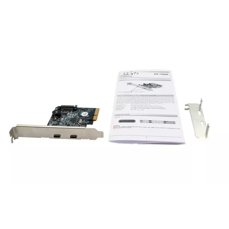 Iekšējais USB 3.2 Gen 2 adapteris EXSYS EX-12000