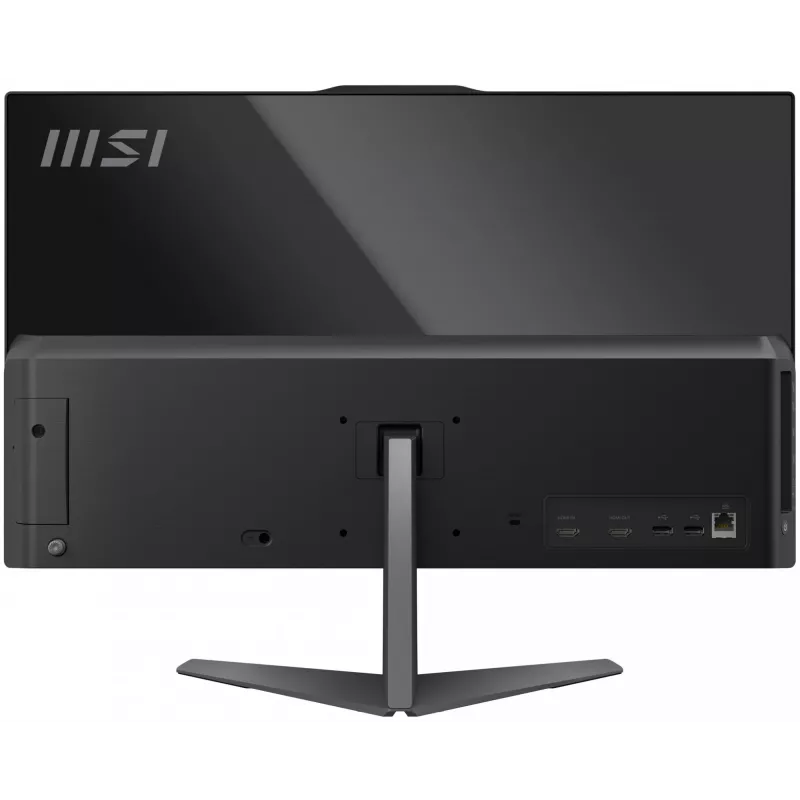 MSI Modern AM242 12M-1629XDE All-in-One dators, Intel Core i3-1215U, 23.8 inch Full HD IPS, 8GB DDR4, 256GB SSD, Wi-Fi 6E, Melns