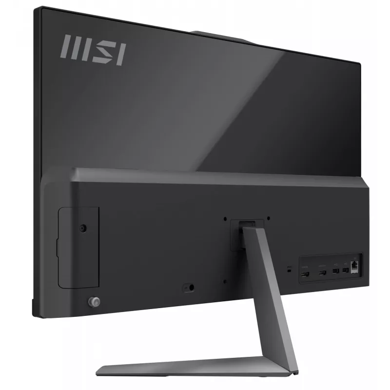 MSI Modern AM242 12M-1629XDE All-in-One dators, Intel Core i3-1215U, 23.8 inch Full HD IPS, 8GB DDR4, 256GB SSD, Wi-Fi 6E, Melns